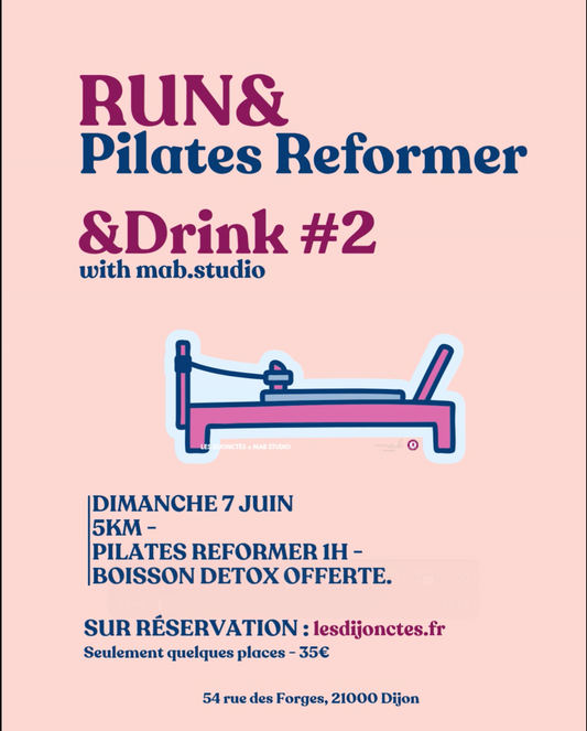 RUN&PILATE REFORMER & DRINK #2